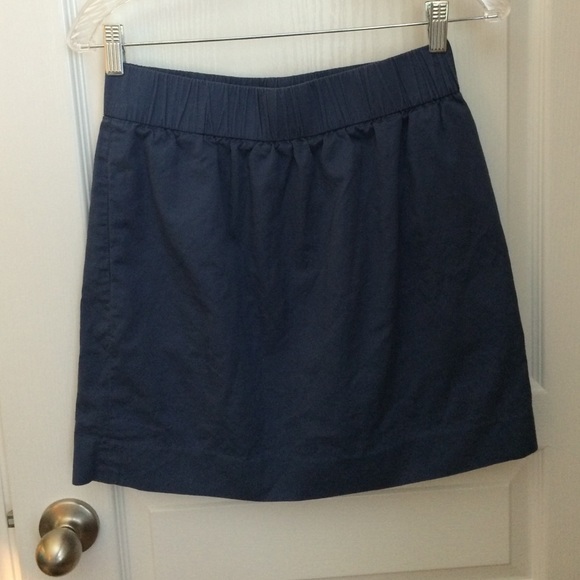 Blue Jcrew skirt with pockets