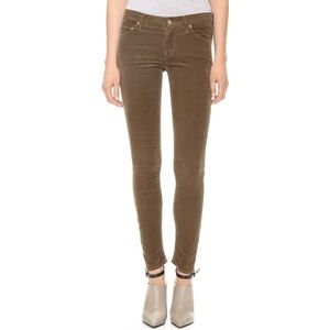 Mother Jeans "The Looker" in Moss Corduroy