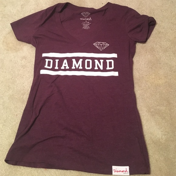 Diamond Supply Co. V neck T Shirt