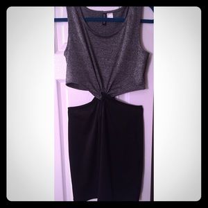 H & M cutout mini dress