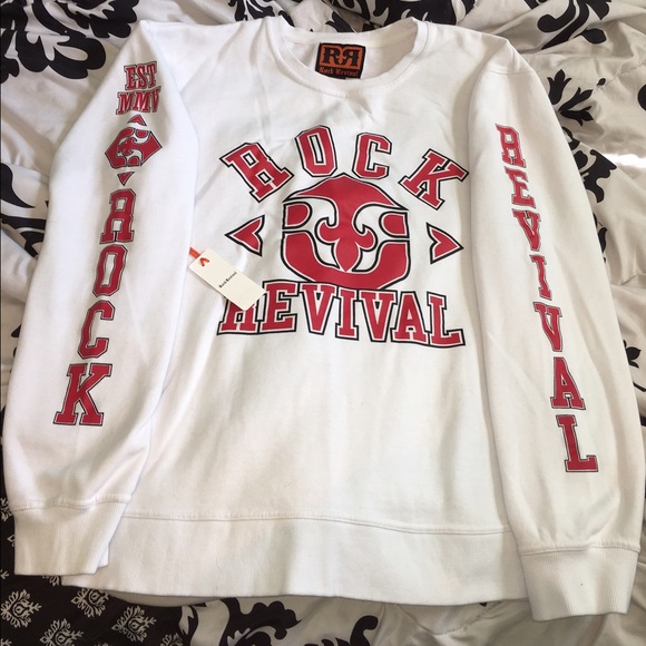 NWT mens rock revival sweatshirt