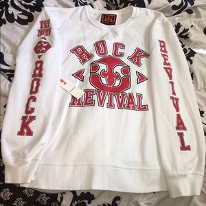 NWT mens rock revival sweatshirt