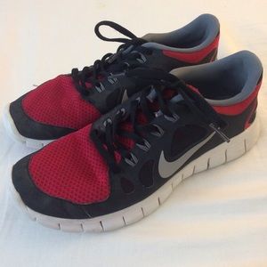 Nike Free Run 5.0 Black/Red/Silver