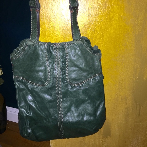 Lucky brand forest green purse