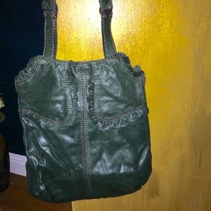 Lucky brand forest green purse
