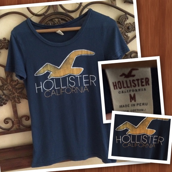 Hollister Navy blue shirt