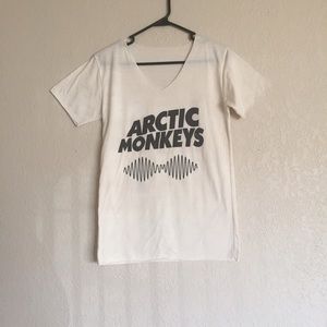 Arctic Monkeys V-Neck Band T Shirt