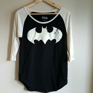 Batman Baseball Tee Shirt
