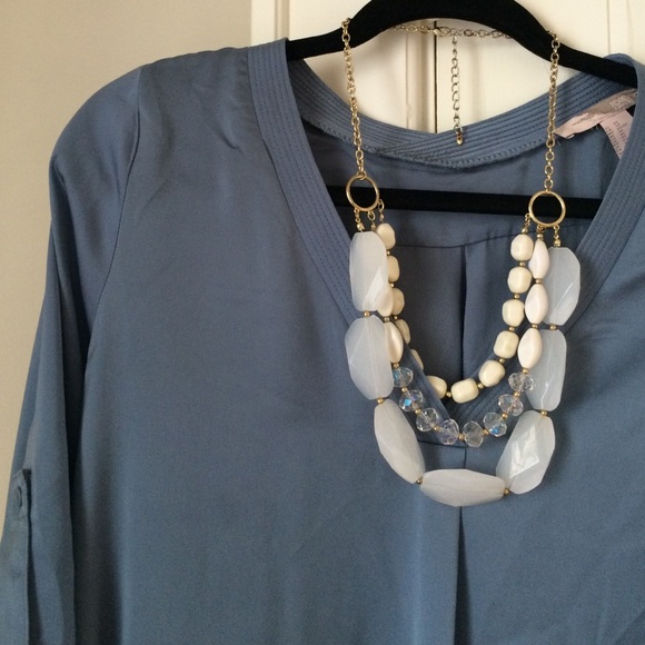 NWOT Forever 21 Blue Oversized Tunic