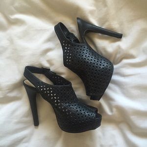 Perforated High Heel