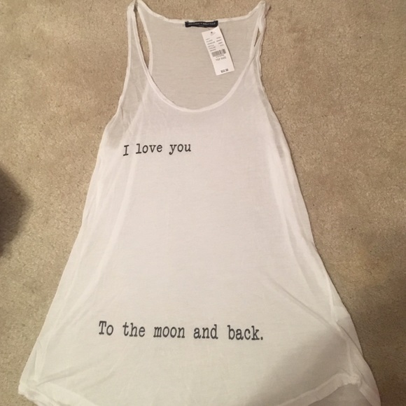 I love you to the moon and back tank top