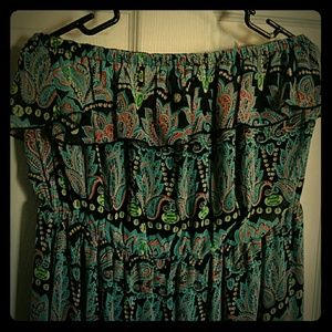 Cute Strapless Maxi Dress