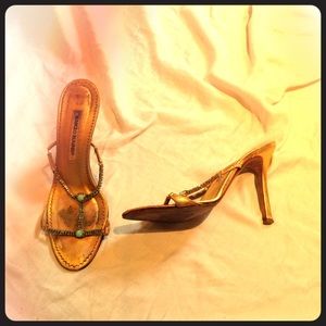 Manolo blahnik heeled sandal