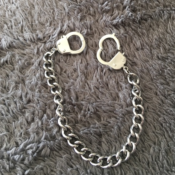 Handcuffs chain bracelet