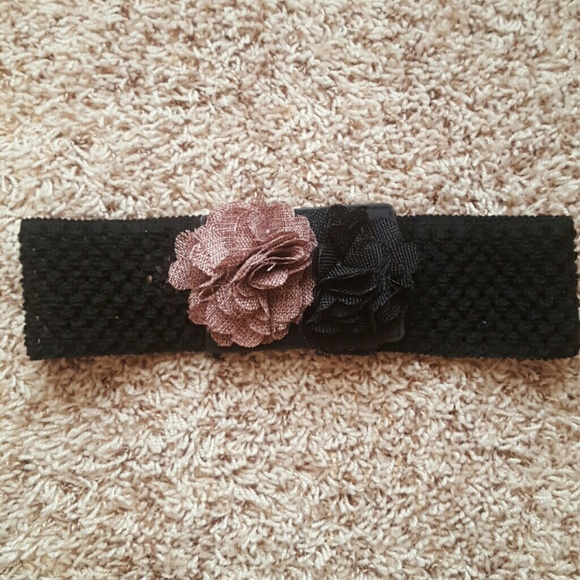 Black and Pink waist Belt