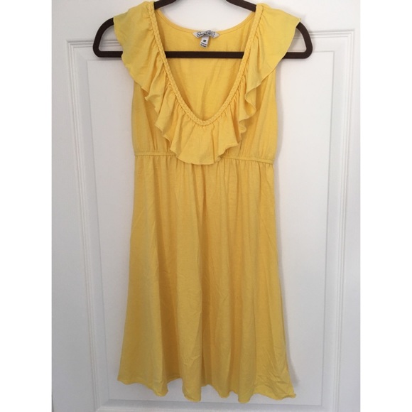 Juniors Yellow Sundress Size M