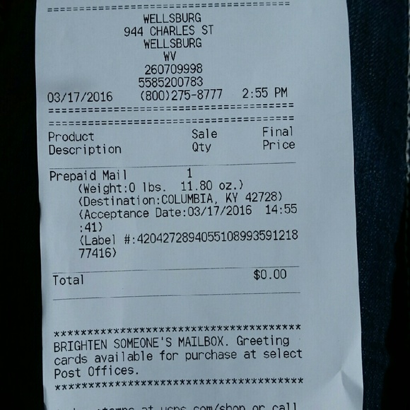 Shipping Proof - Picture 2 of 2