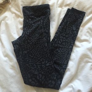 Cheetah print activewear bottoms