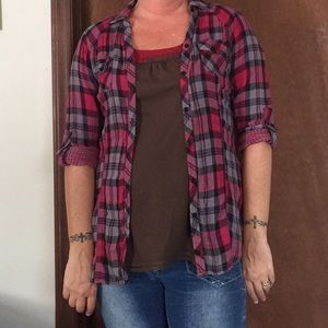❣❣Lightweight Flannel Top
