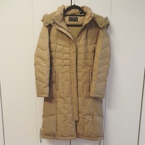 Nicole Miller Long Quilted Down Coat