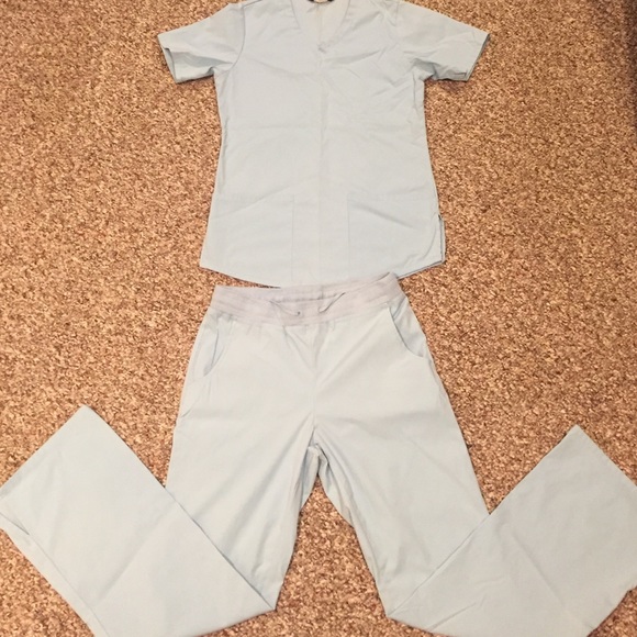 NU Dimension Scrubs Ice Blue