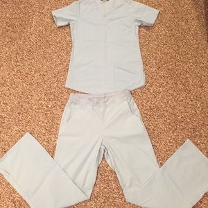 NU Dimension Scrubs Ice Blue