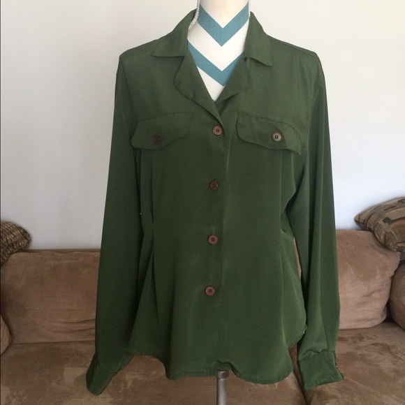 Christian Dior button down blouse