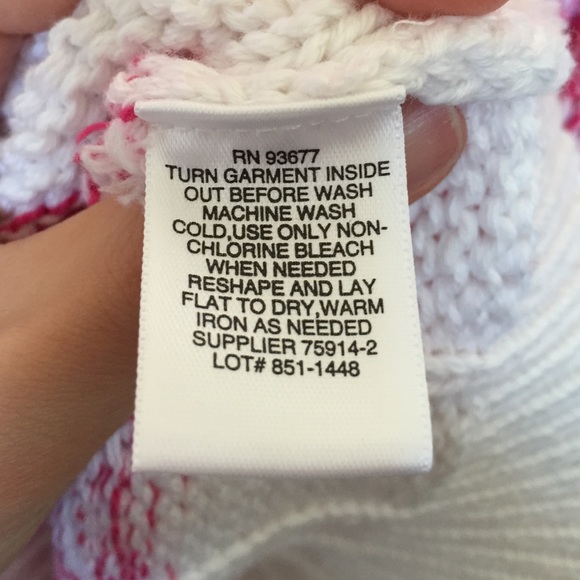 Pink/White Sweater - Picture 4 of 4