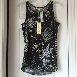 Moon and Sky floral tank top