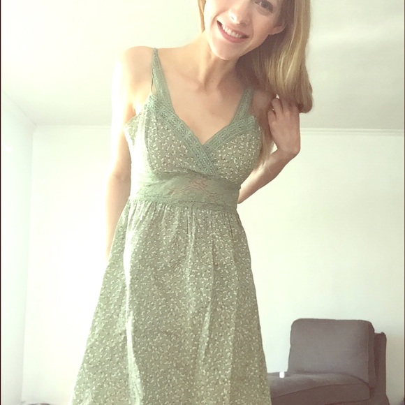 Adorable Green Lace Sundress