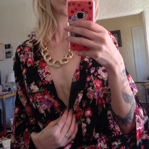 💚💚Textured chain necklace - Picture 2 of 4