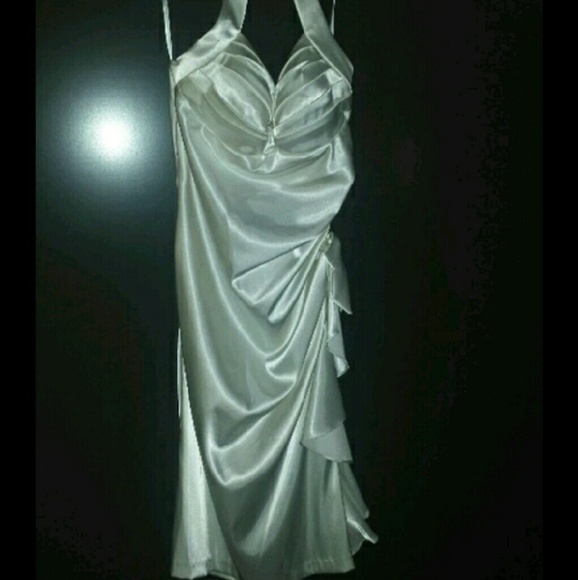 Blondie Nights by: Linda Bernell formal white dres