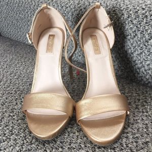 Forever 21 gold sandals