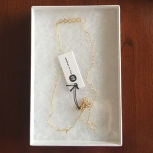 Super cute triangle bar necklace