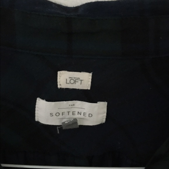 Loft plaid button down - Picture 2 of 2