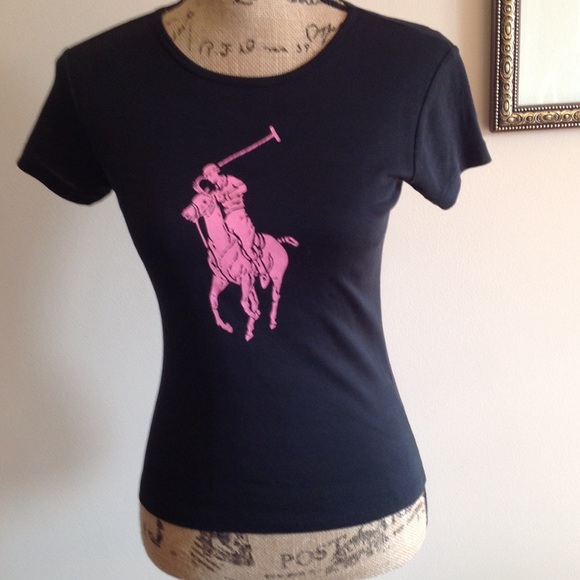 Ralph Lauren pink pony tee