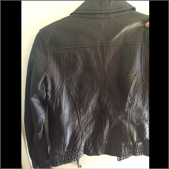 Zara TRF Leather Jacket - Picture 3 of 3