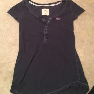 Navy Hollister Top