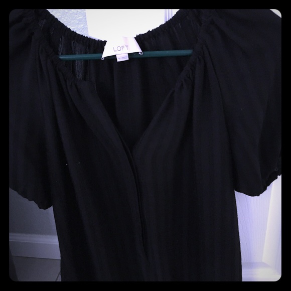 Black loft blouse
