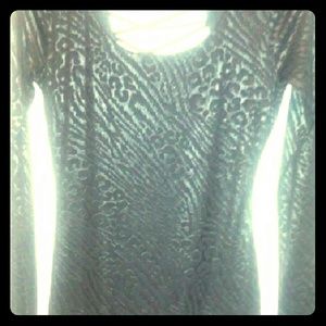 Nwot Back leopard corset dress