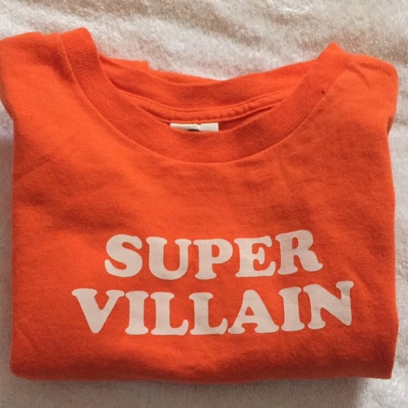 "Super Villain" tee