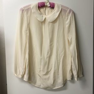 Madewell Peter Pan collar blouse