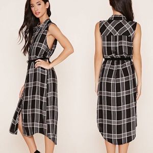 Plaid Shirt Dress