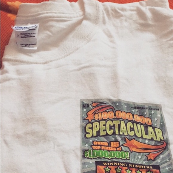NJ lottery tee