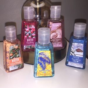 Bath & Body Works lot, 5 pocketbac anti-bacterial