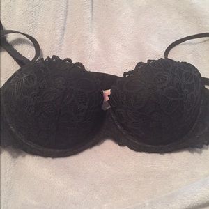 Pink date push up bra