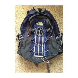 North Face Slingshot Navy Backpack
