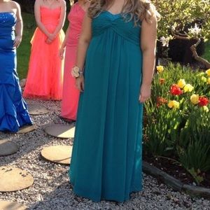 Teal Prom Dress