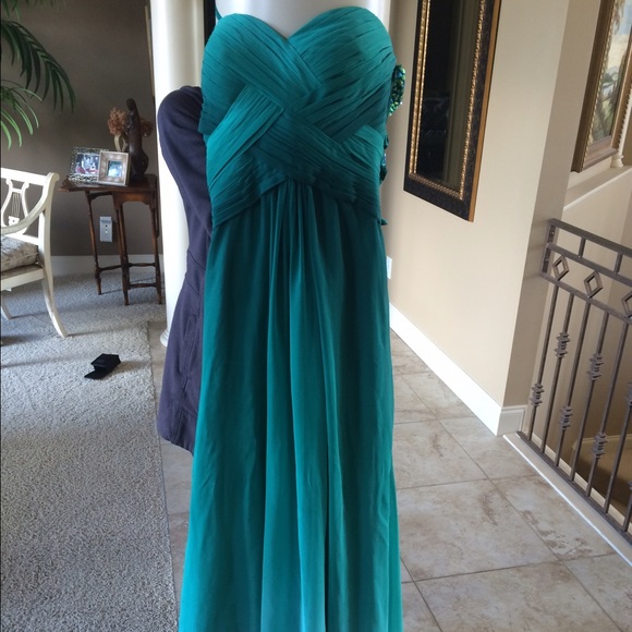 blue/green ombré prom dress - Picture 3 of 4