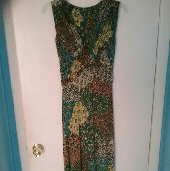 Peacock dress
